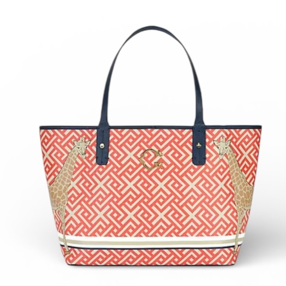 C. Wonder Handbags - C Wonder Geometric Giraffe Tote Bag